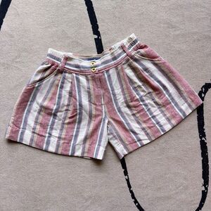 AneCONOMi Pastel Striped Shorts with Pockets‎ Size M Japan